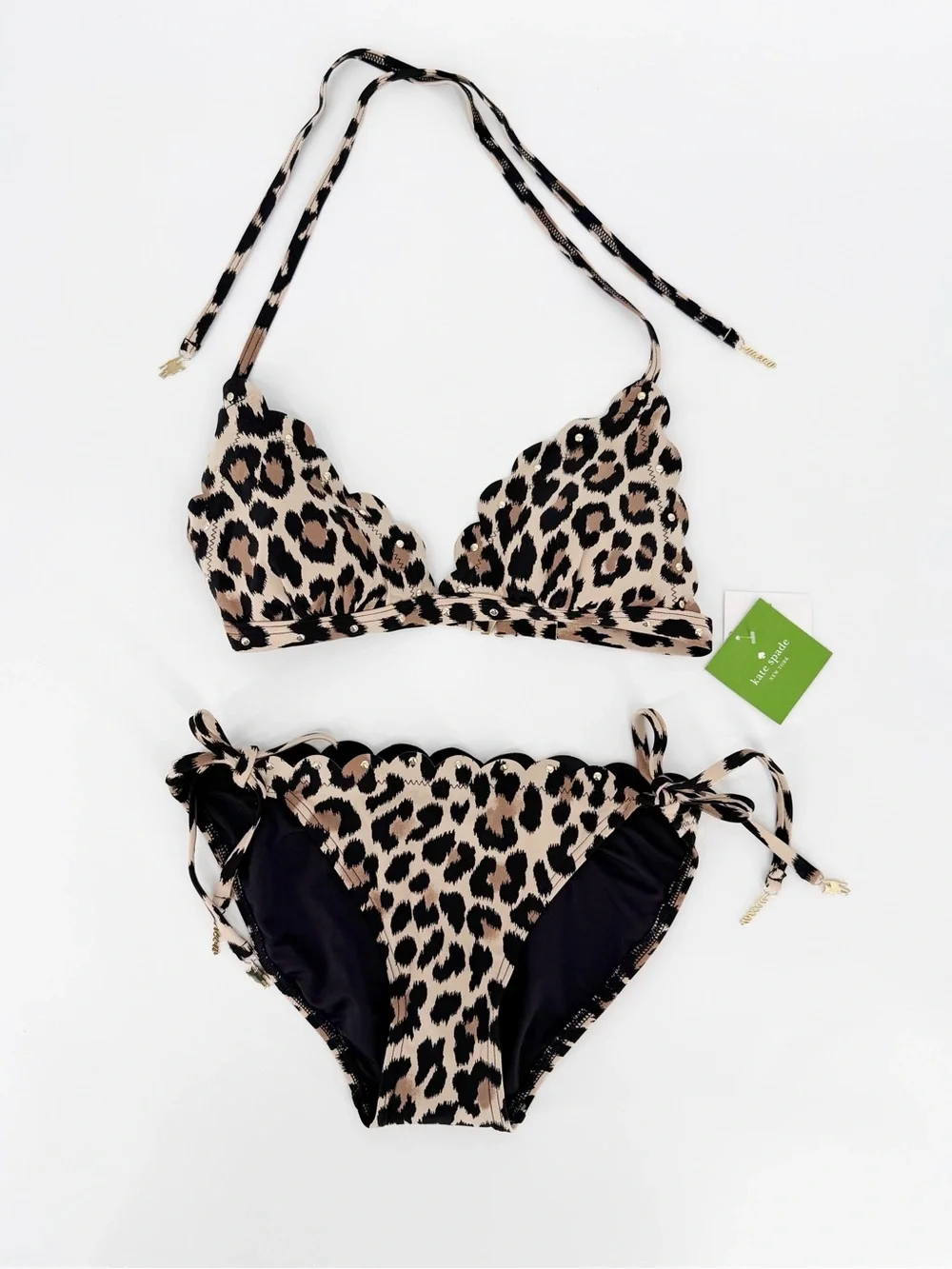 NWT Kate Spade Crystal Cove 2 Piece Triangle Bikini